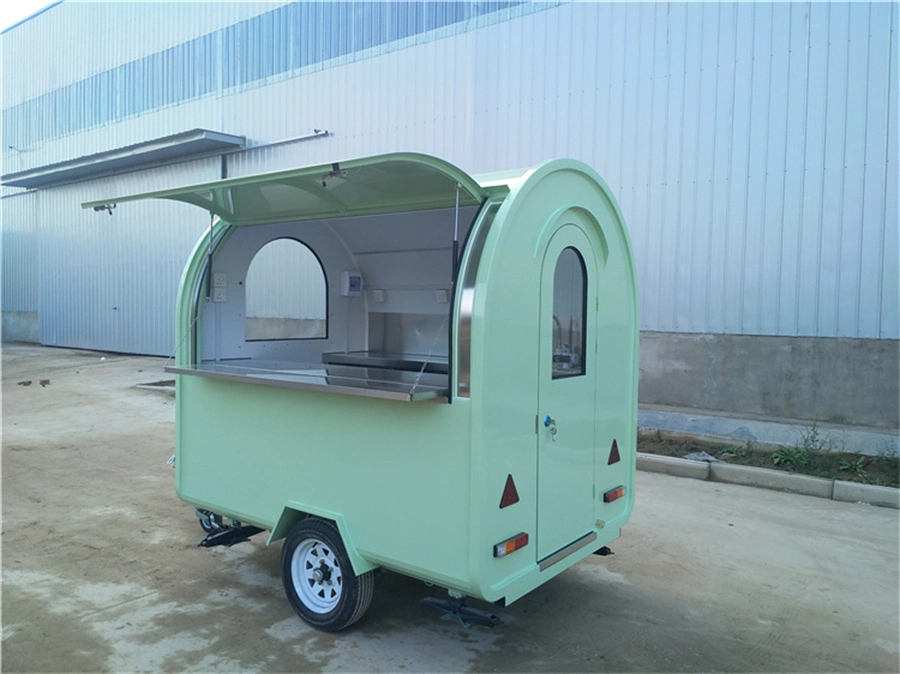 New Design Mobile Ice Cream Food Truck Kitchen Trailer Shopping Carts Hot Selling New Items